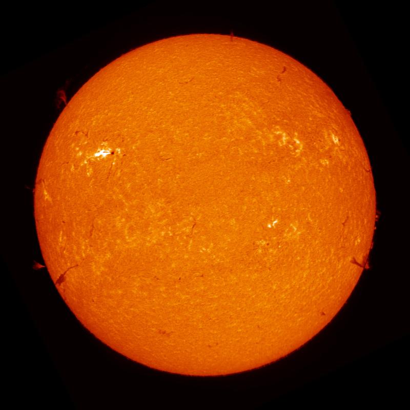 Colorisée (H-alpha)