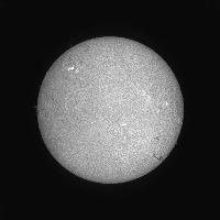 Processed solar disk (continuum)