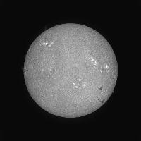 Processed solar disk