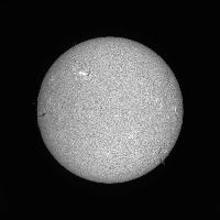 Processed solar disk (continuum)