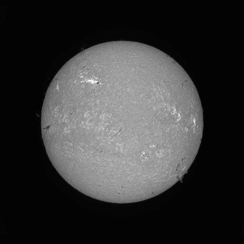 Processed solar disk