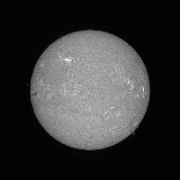 Processed solar disk