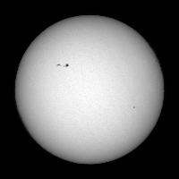 Disque solaire traité (continuum)