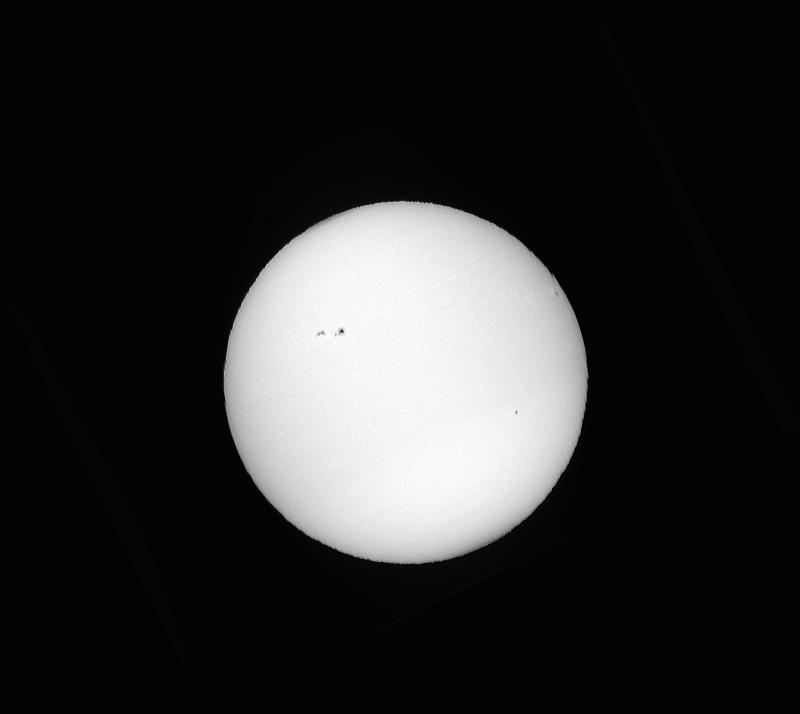 Disque solaire traité (continuum)