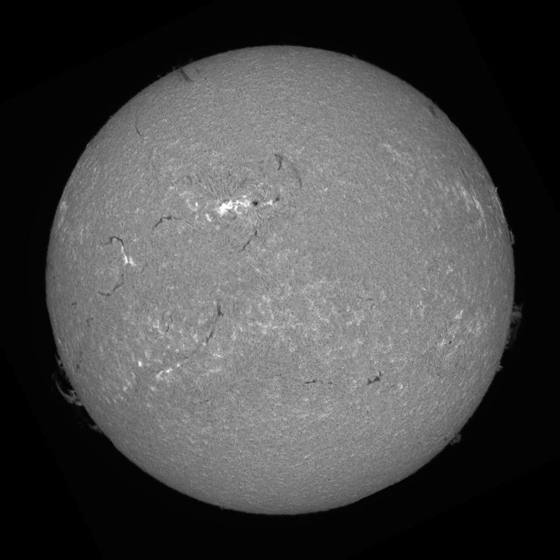 Processed solar disk