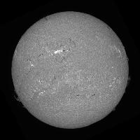 Processed solar disk