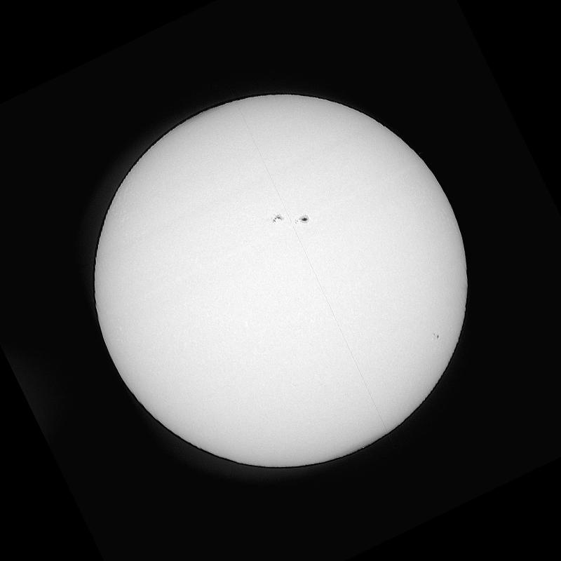 Disque solaire traité (continuum)
