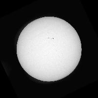 Disque solaire traité (continuum)