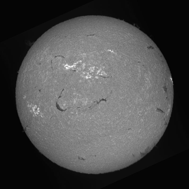 Processed solar disk