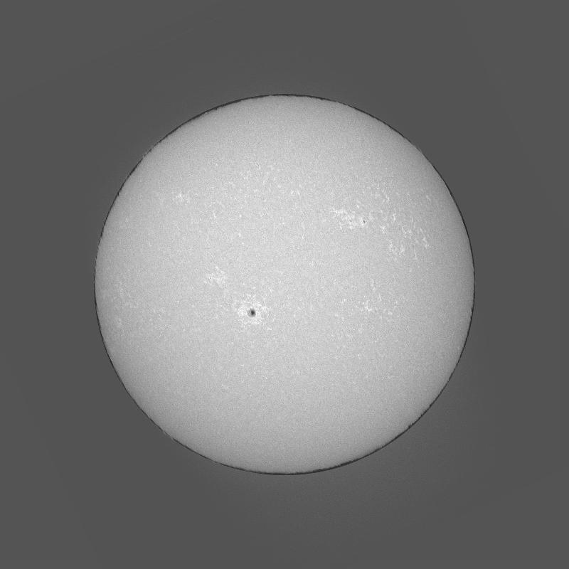 Disque solaire traité (continuum)