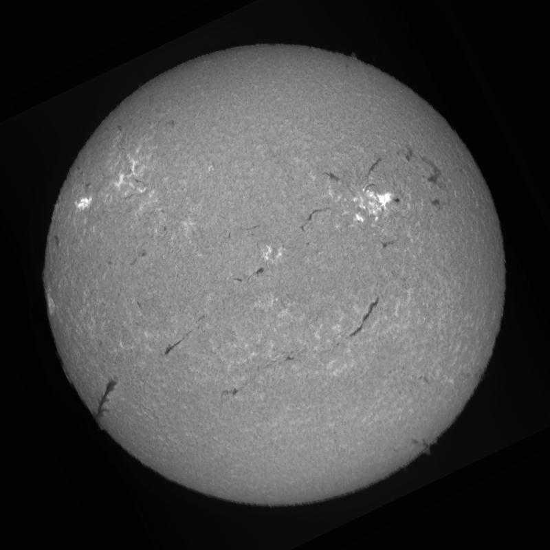 Processed solar disk