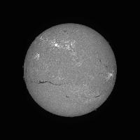 Processed solar disk