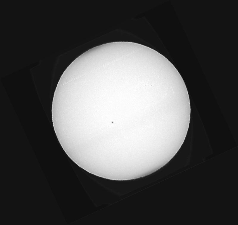 Disque solaire traité (continuum)