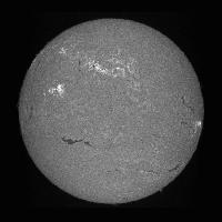 Processed solar disk