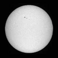 Processed solar disk (continuum)