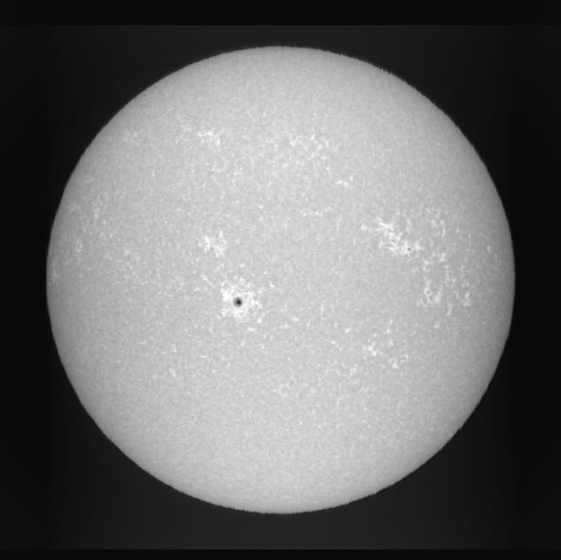 Disque solaire traité (continuum)