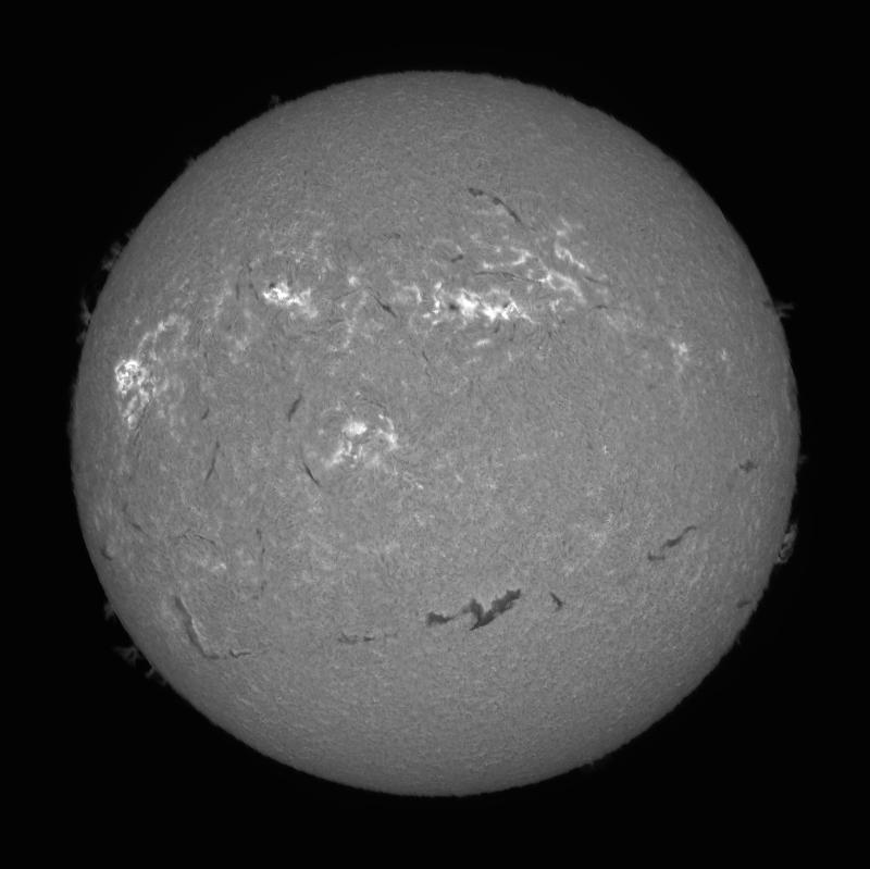 Processed solar disk
