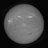 Processed solar disk