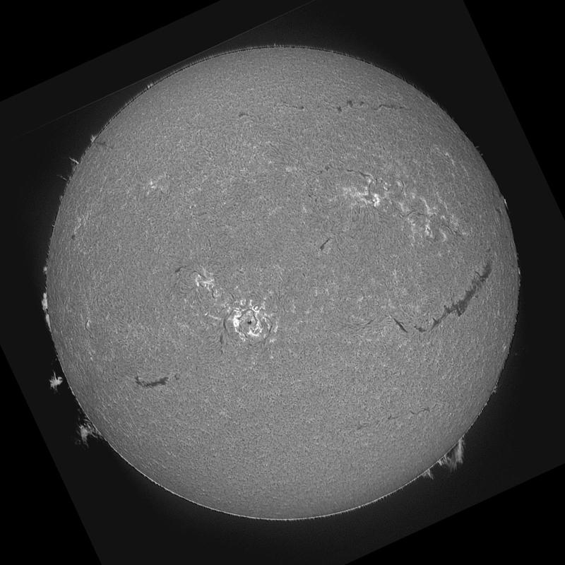 Disque solaire traité