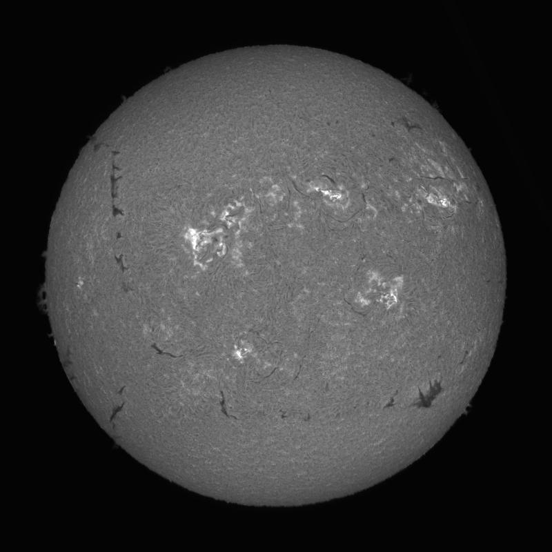 Processed solar disk