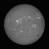 Processed solar disk