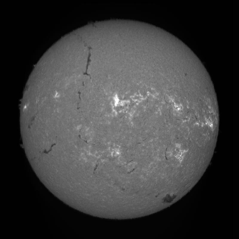 Processed solar disk