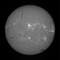 Processed solar disk