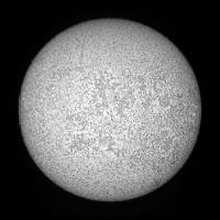 Processed solar disk (continuum)