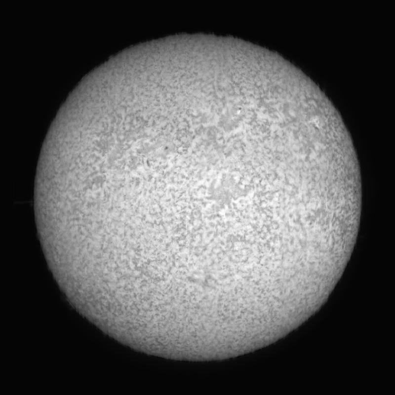 Processed solar disk (continuum)