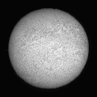 Processed solar disk (continuum)