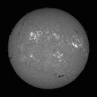 Processed solar disk