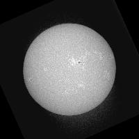 Disque solaire traité (continuum)