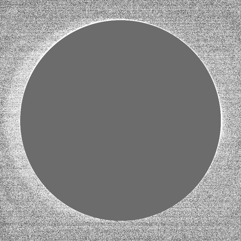 Mask with average noise and signal