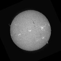 Disque solaire traité