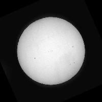 Disque solaire traité (continuum)