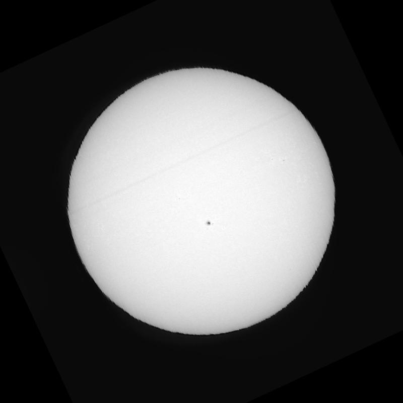 Disque solaire traité (continuum)