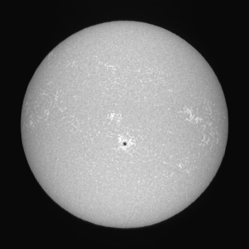 Disque solaire traité (continuum)