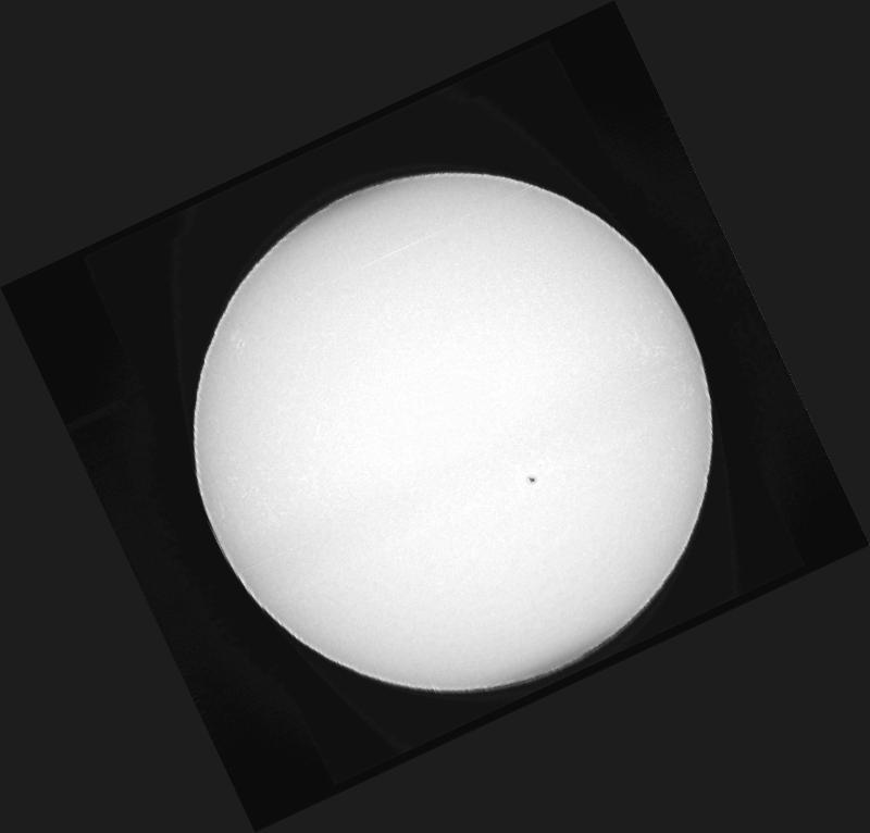 Disque solaire traité (continuum)
