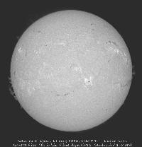 Disque solaire H-alpha