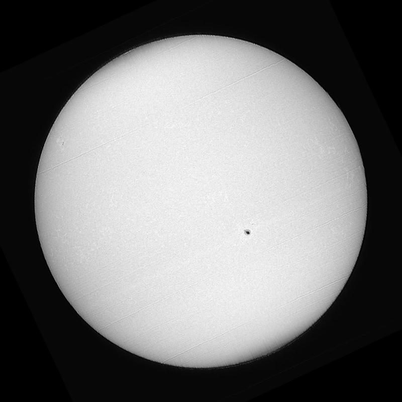 Disque solaire traité (continuum)