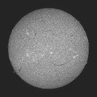 Processed solar disk