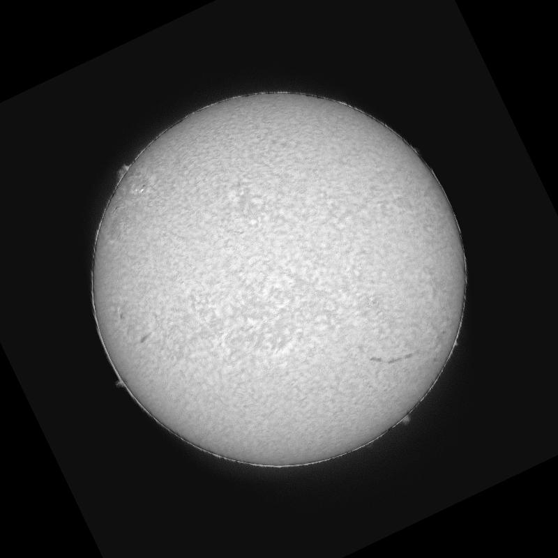 Disque solaire traité