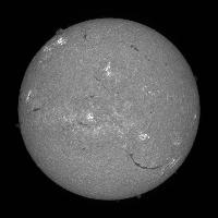 Processed solar disk