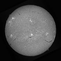 Processed solar disk
