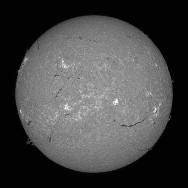 Processed solar disk