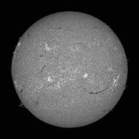 Processed solar disk