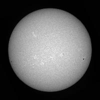 Processed solar disk