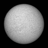 Processed solar disk
