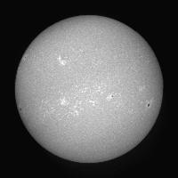 Processed solar disk (continuum)