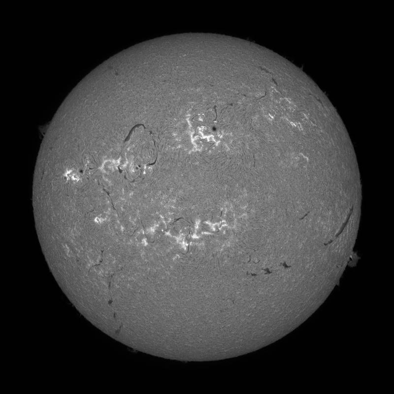 Processed solar disk